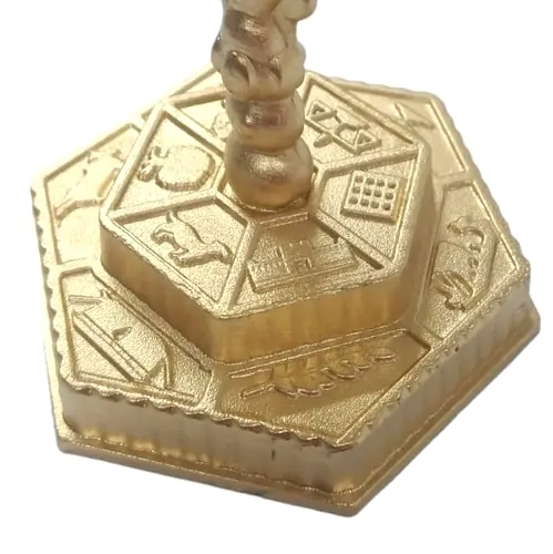 Estrela De Davi Grande Dourada - Imagem 2