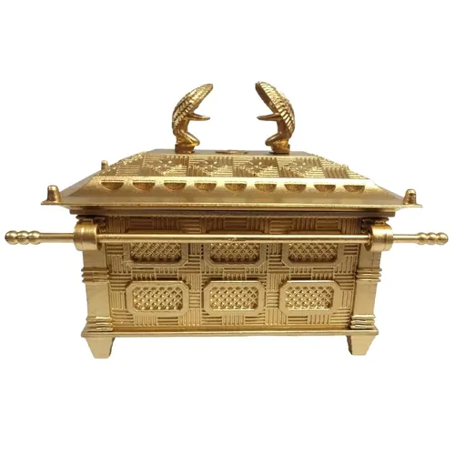 Arca da Aliança Grande Dourada - Imagem 4